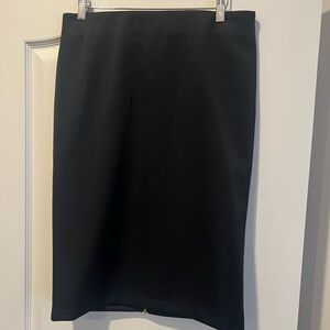 Vince Camuto Elegant Black Pencil Skirt